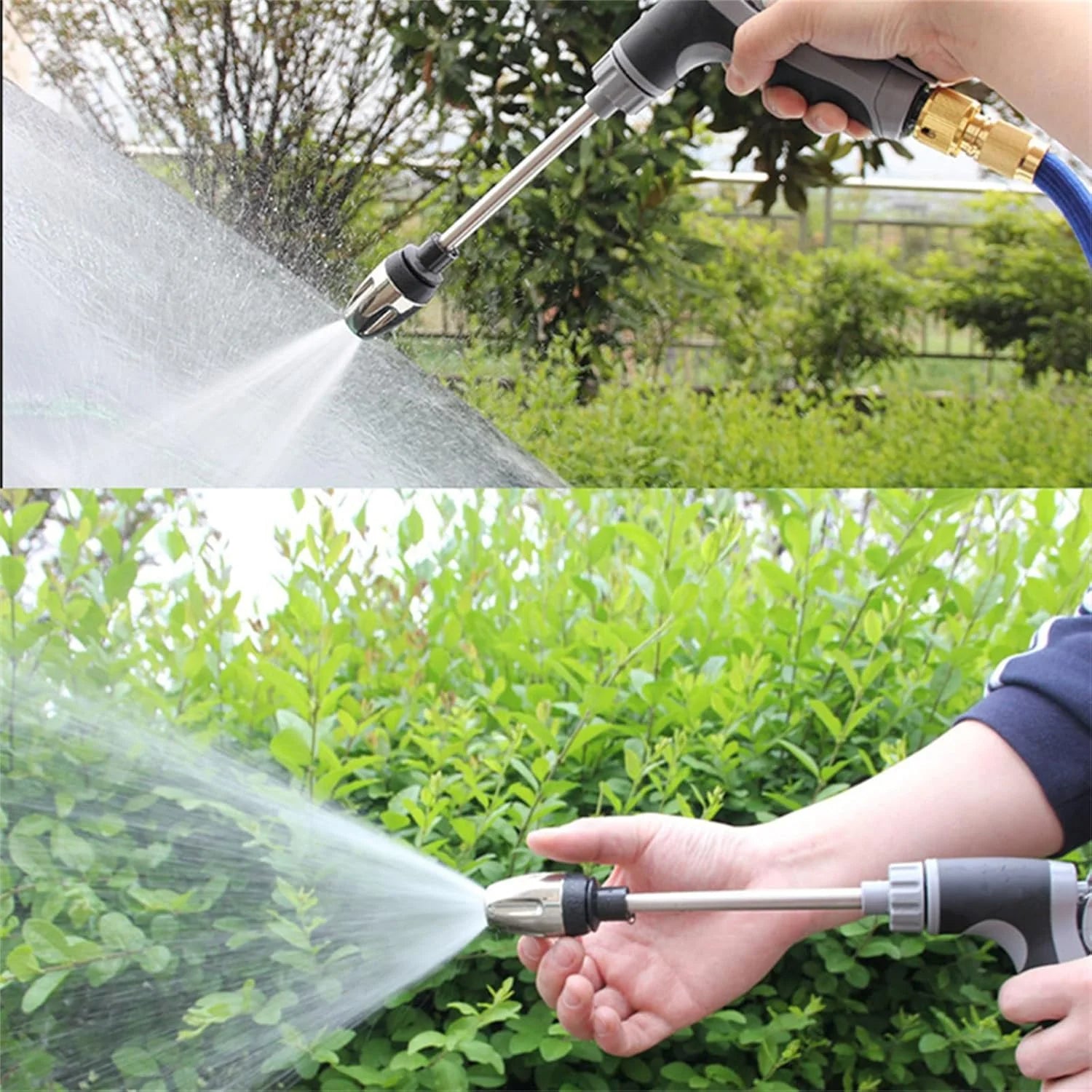 Autopulsex Jet Washer Gun, Turbowasher - Power High-Pressure Cleaner for Every Garden Hose, Portable Hydro Jet High Pressure Power Washer Gun, Pressure Washer for Garden Hose, with Accessories