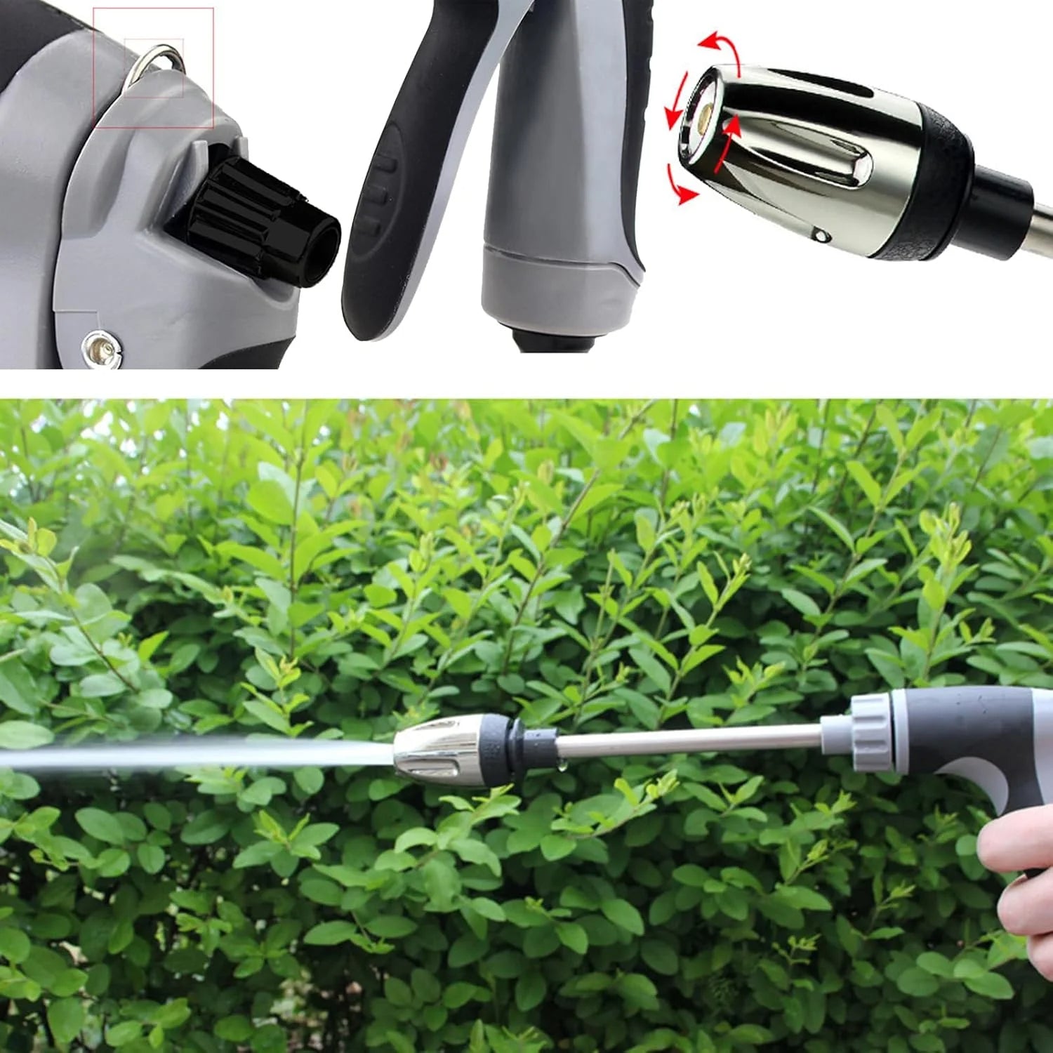 Autopulsex Jet Washer Gun, Turbowasher - Power High-Pressure Cleaner for Every Garden Hose, Portable Hydro Jet High Pressure Power Washer Gun, Pressure Washer for Garden Hose, with Accessories
